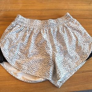 Lululemon Hottie Hot Shorts with Ruffled sides